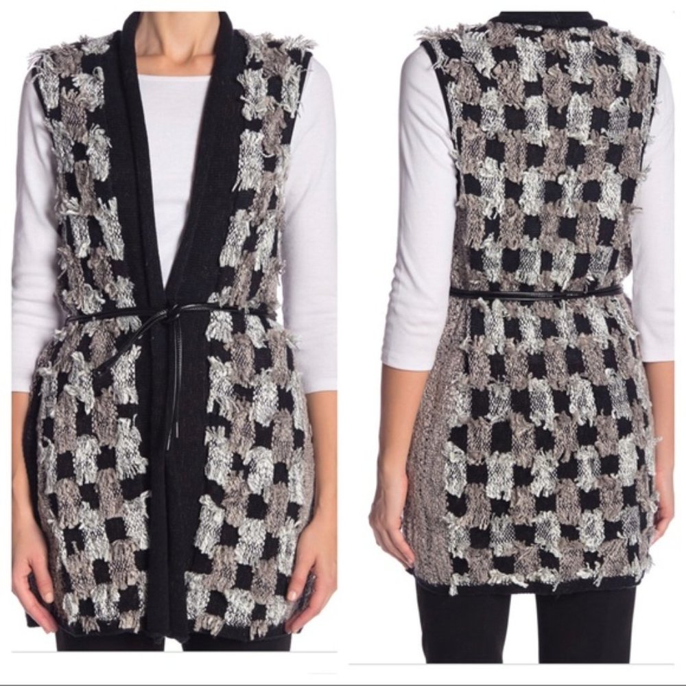 Nic + Zoe Color Block Sleeveless vest